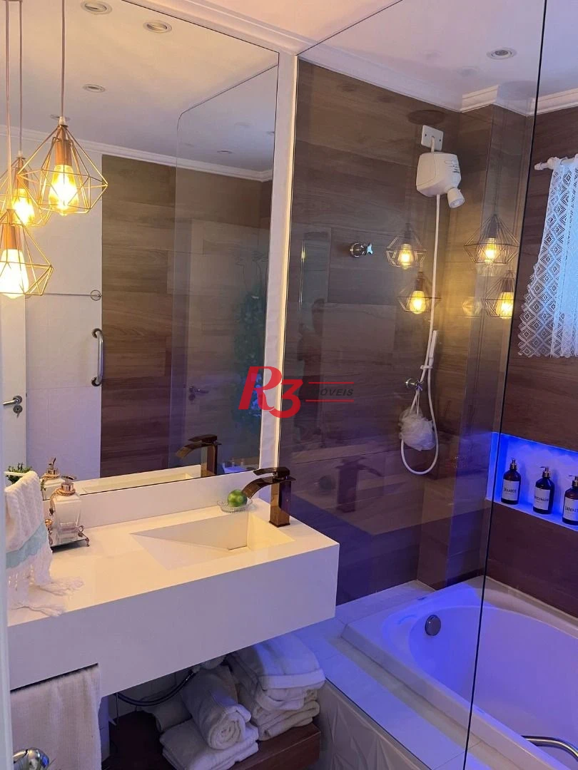 Apartamento à venda, 130 m² por R$ 535.000,00 - Estuário - Santos/SP