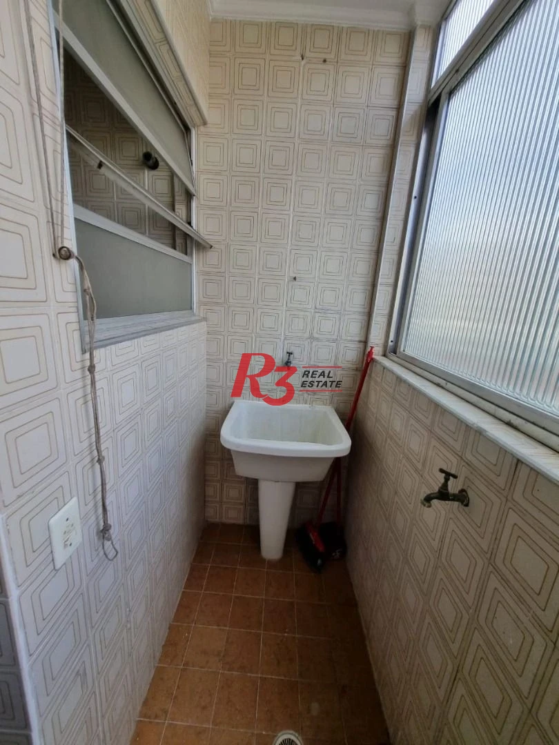 Apartamento com 1 dormitório à venda, 46 m² por R$ 370.000,00 - Gonzaga - Santos/SP