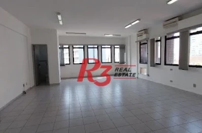 Sala para alugar, 42 m² - Campo Grande - Santos/SP