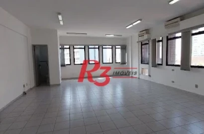 Sala para alugar, 42 m² - Campo Grande - Santos/SP