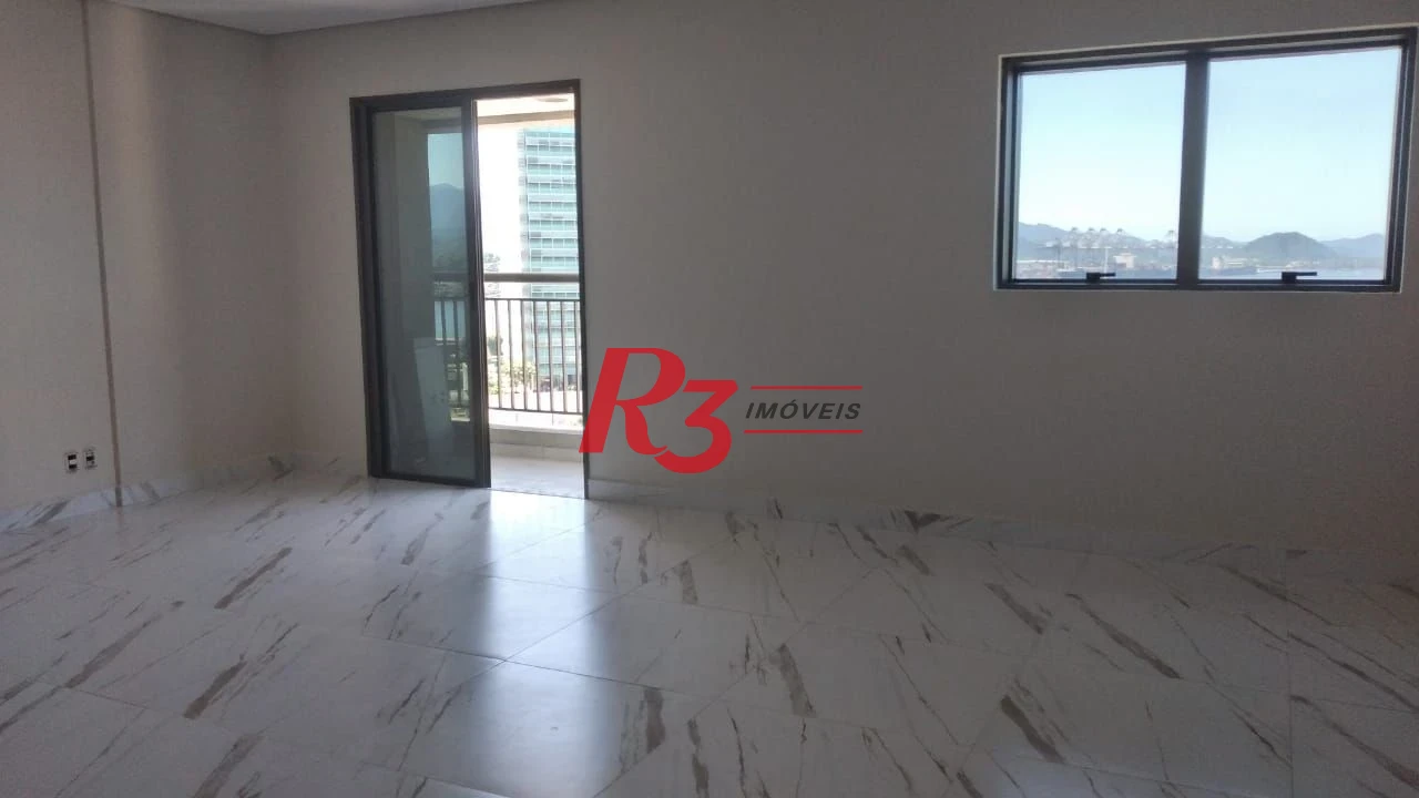 Conjunto para alugar, 53 m² por R$ 2.500,00/mês - Valongo - Santos/SP