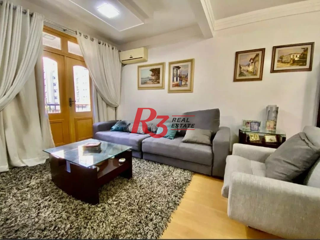 Apartamento com 3 dormitórios à venda, 118 m² por R$ 800.000,00 - Ponta da Praia - Santos/SP