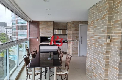Apartamento à venda, 158 m² por R$ 1.300.000,00 - Praia da Enseada - Guarujá/SP