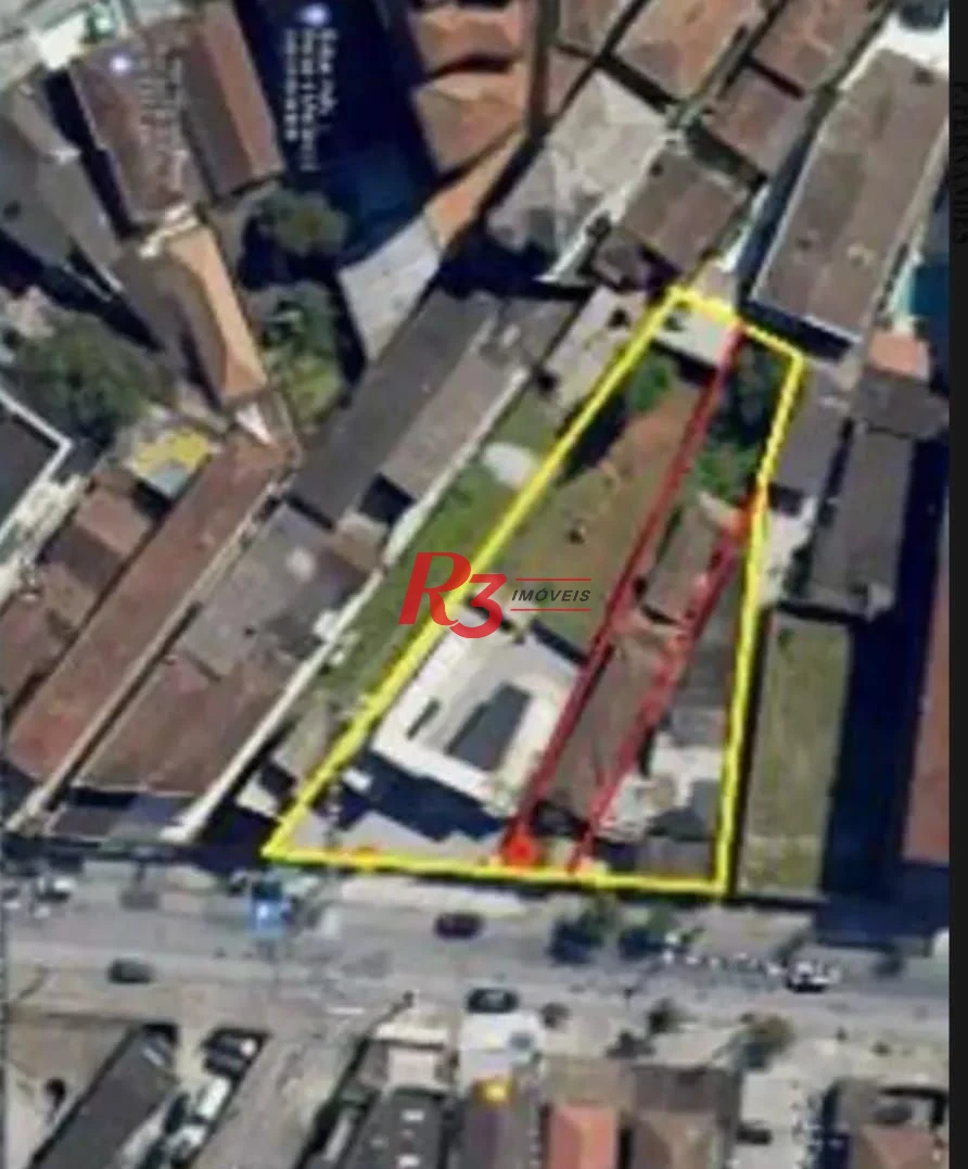 Terreno à venda, 1416 m² por R$ 3.681.000,00 - Macuco - Santos/SP