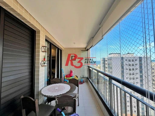 Apartamento com 3 dormitórios à venda, 100 m² por R$ 1.210.000,00 - José Menino - Santos/SP