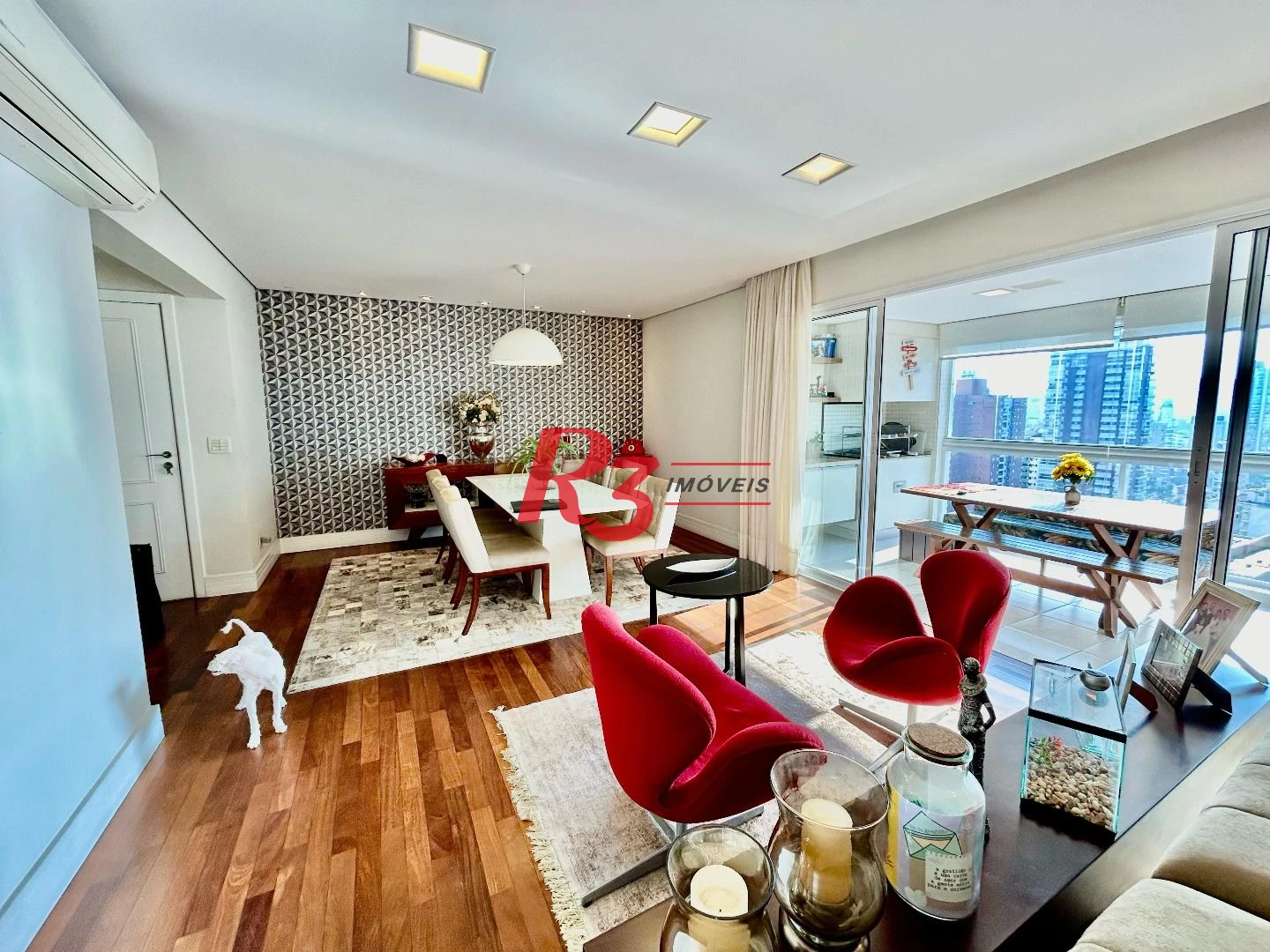 Apartamento com 3 dormitórios à venda, 155 m² por R$ 2.000.000,00 - Embaré - Santos/SP