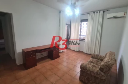 Apartamento com 1 dormitório à venda, 57 m² por R$ 375.000,00 - Gonzaga - Santos/SP
