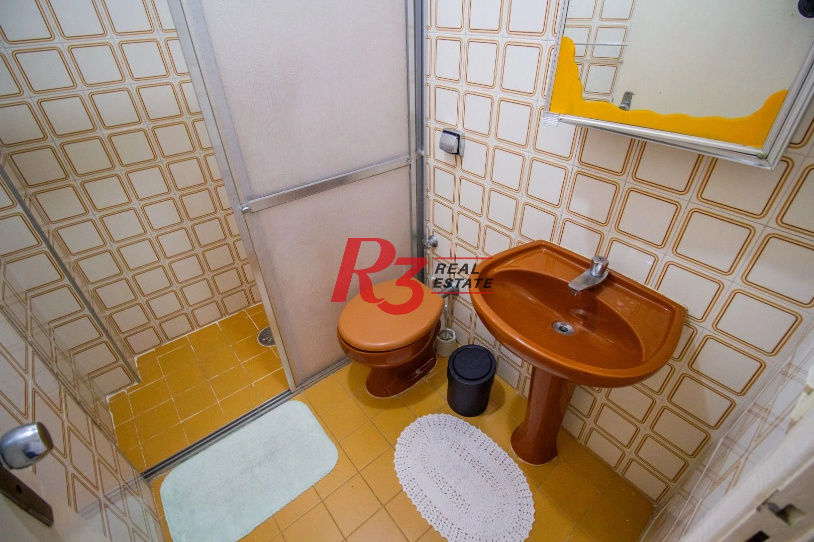 Apartamento com 1 dormitório para alugar, 60 m² por R$ 3.000,00/mês - Gonzaga - Santos/SP