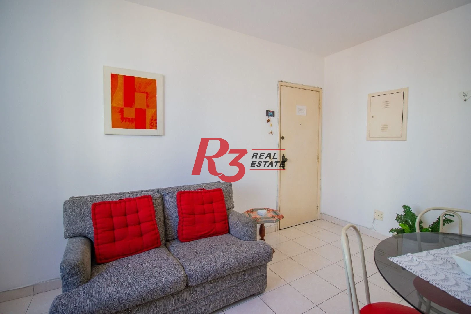 Apartamento com 1 dormitório para alugar, 60 m² por R$ 3.000,00/mês - Gonzaga - Santos/SP