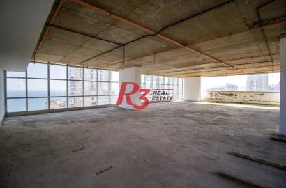 Andar Corporativo para alugar, 334 m² por R$ 35.000,00/mês - Aparecida - Santos/SP
