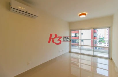 Apartamento com 2 dormitórios para alugar, 86 m² por R$ 6.500,00/mês - Boqueirão - Santos/SP