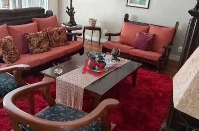 Apartamento com 4 dormitórios à venda, 301 m² por R$ 1.800.000,00 - Boqueirão - Santos/SP