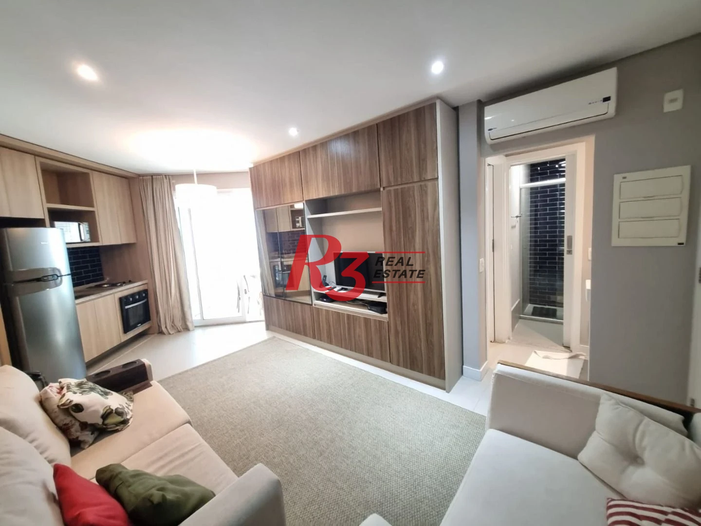 Apartamento para alugar, 45 m² por R$ 5.900,02/mês - Pompéia - Santos/SP