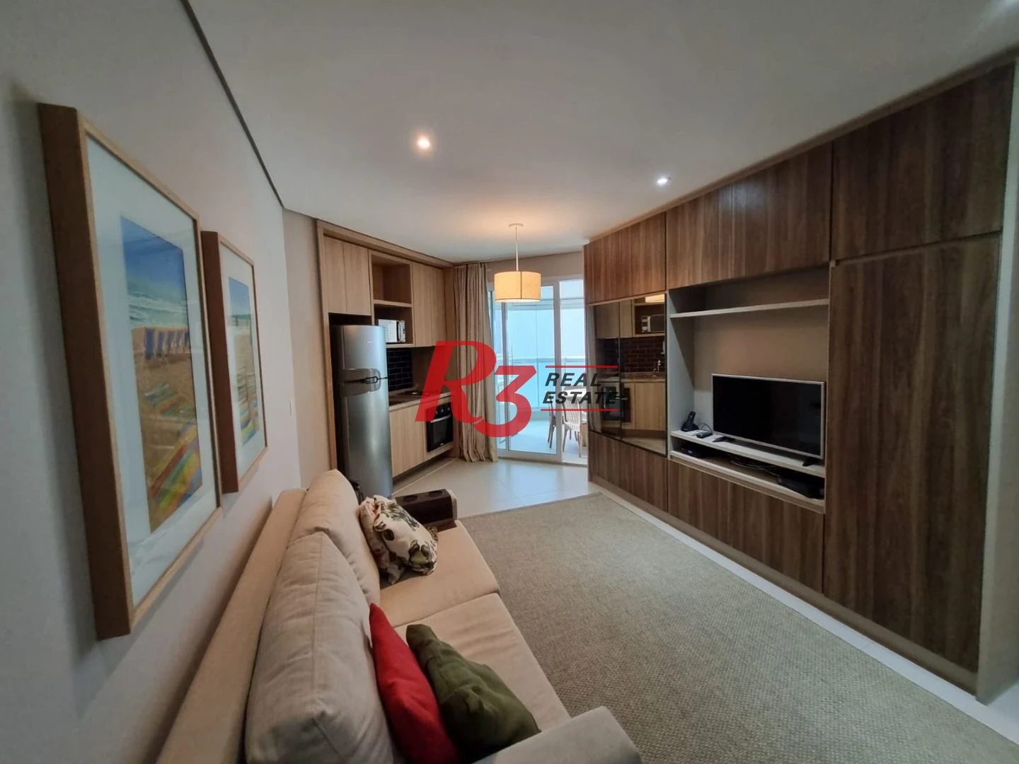 Apartamento para alugar, 45 m² por R$ 5.900,02/mês - Pompéia - Santos/SP