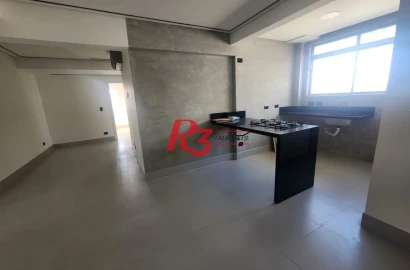 Apartamento com 3 dormitórios à venda, 68 m² por R$ 680.000,00 - Ponta da Praia - Santos/SP