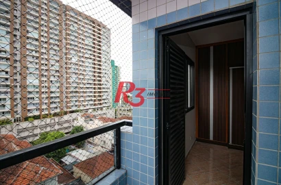 Apartamento com 2 dormitórios à venda, 75 m² por R$ 538.100,00 - Encruzilhada - Santos/SP