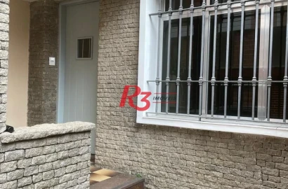 Casa para alugar, 120 m² por R$ 7.315,00/mês - Embaré - Santos/SP