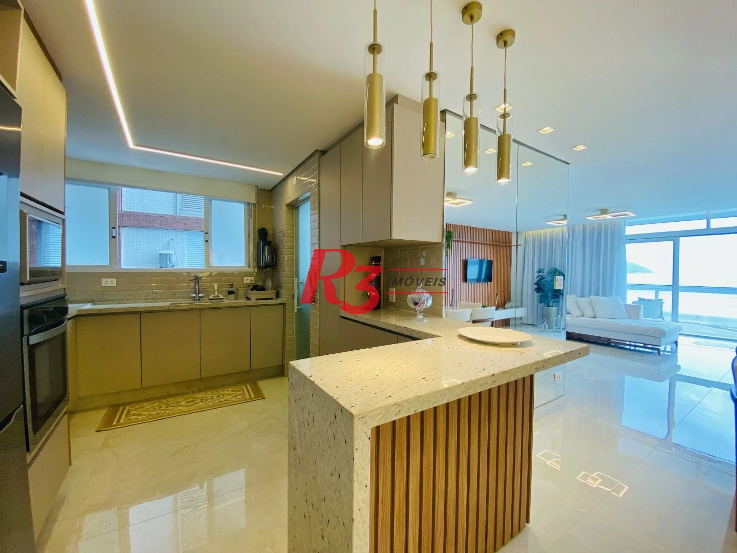 Apartamento com 3 dormitórios, 137 m² - venda por R$ 2.550.000,00 ou aluguel por R$ 25.000,00/mês - Gonzaga - Santos/SP