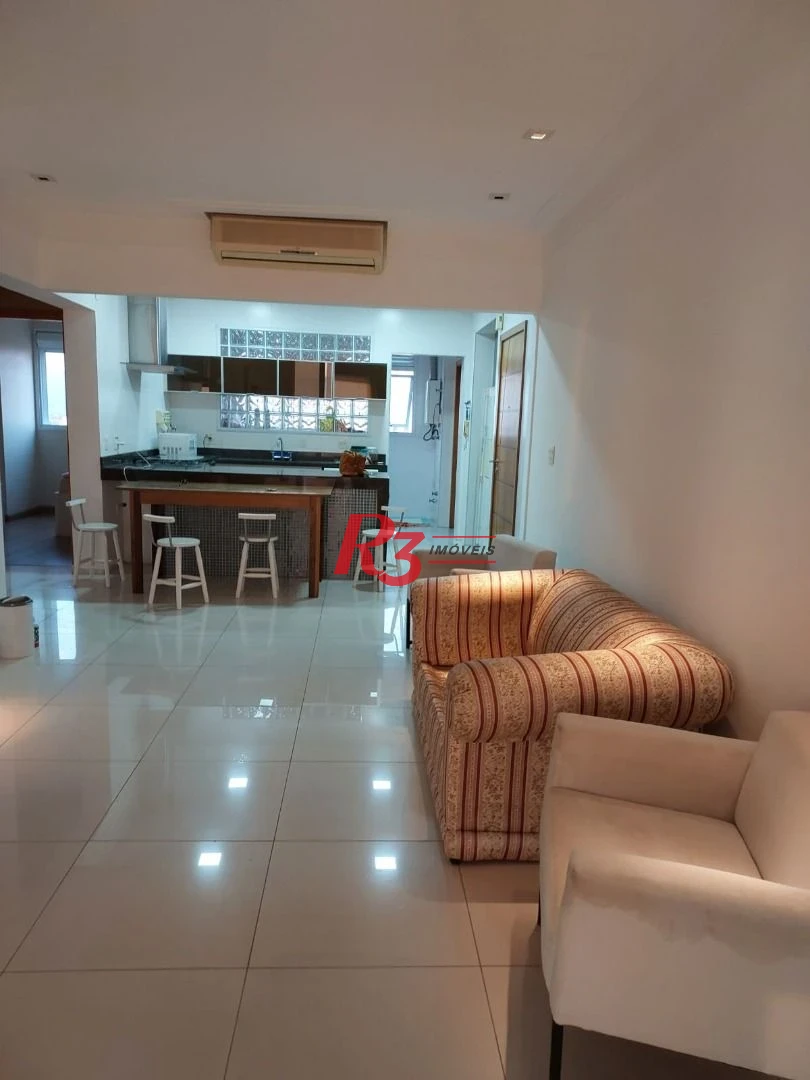Apartamento, 141 m² - venda por R$ 2.330.000,00 ou aluguel por R$ 16.000,00/mês - Aparecida - Santos/SP