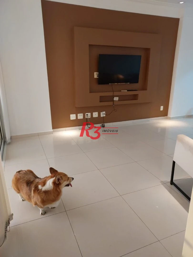 Apartamento, 141 m² - venda por R$ 2.330.000,00 ou aluguel por R$ 16.000,00/mês - Aparecida - Santos/SP