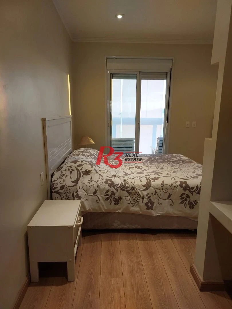 Apartamento com 3 dormitórios para alugar, 182 m² por R$ 15.107,89/mês - Aparecida - Santos/SP