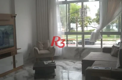 Apartamento com 3 dormitórios à venda, 160 m² por R$ 1.500.000,00 - Boqueirão - Santos/SP