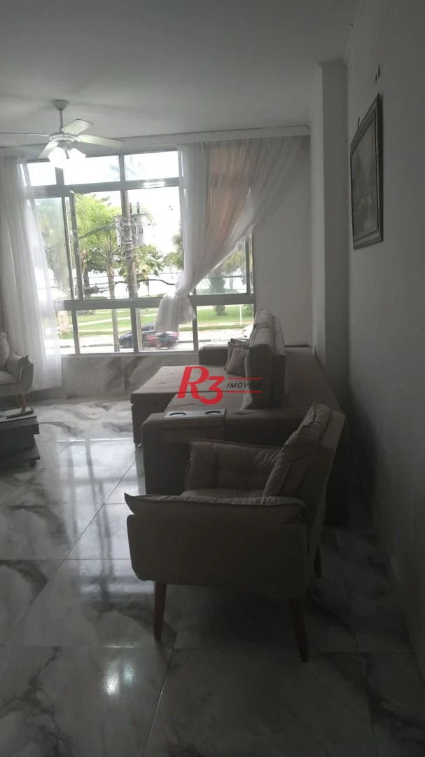 Apartamento com 3 dormitórios à venda, 160 m² por R$ 1.500.000,00 - Boqueirão - Santos/SP