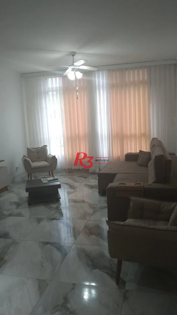 Apartamento com 3 dormitórios à venda, 160 m² por R$ 1.500.000,00 - Boqueirão - Santos/SP