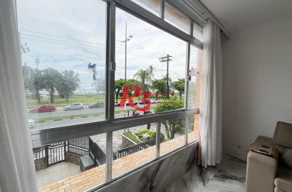 Apartamento, 160 m² - venda por R$ 1.700.000,00 ou aluguel por R$ 6.000,02/mês - Boqueirão - Santos/SP