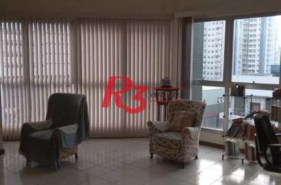 R3 REAL ESTATE VENDE! Sala comercial com 110 m² por R$ 550.000 - Boqueirão - Santos/SP