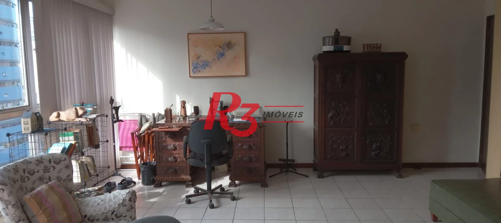 R3 REAL ESTATE VENDE! Sala comercial com 110 m² por R$ 550.000 - Boqueirão - Santos/SP