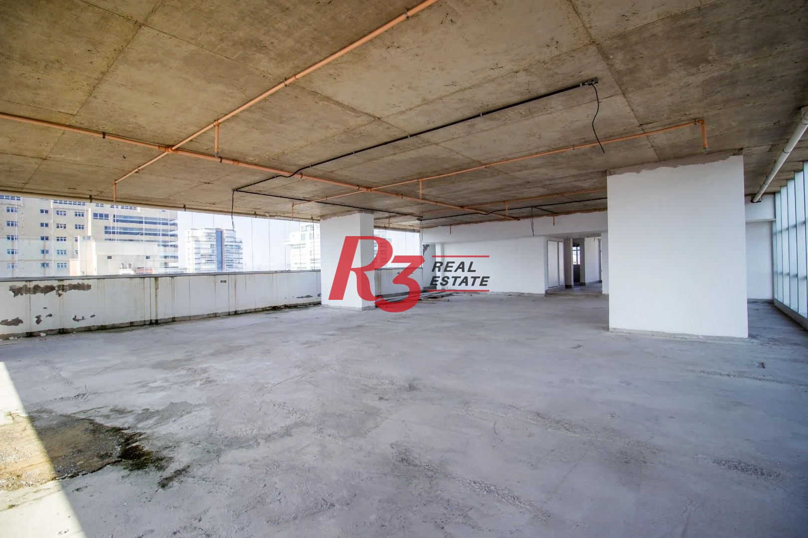Andar Corporativo para alugar, 167 m² por R$ 20.000,00/mês - Aparecida - Santos/SP