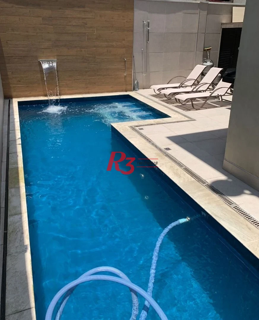 Sobrado com 4 dormitórios, 350 m² - venda por R$ 3.400.000,00 ou aluguel por R$ 30.600,00/mês - Pompéia - Santos/SP