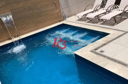Sobrado com 4 dormitórios, 350 m² - venda por R$ 3.400.000,00 ou aluguel por R$ 30.600,00/mês - Pompéia - Santos/SP