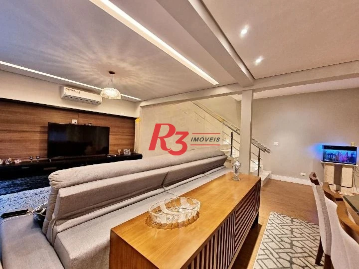 Sobrado com 4 dormitórios, 350 m² - venda por R$ 3.400.000,00 ou aluguel por R$ 30.600,00/mês - Pompéia - Santos/SP