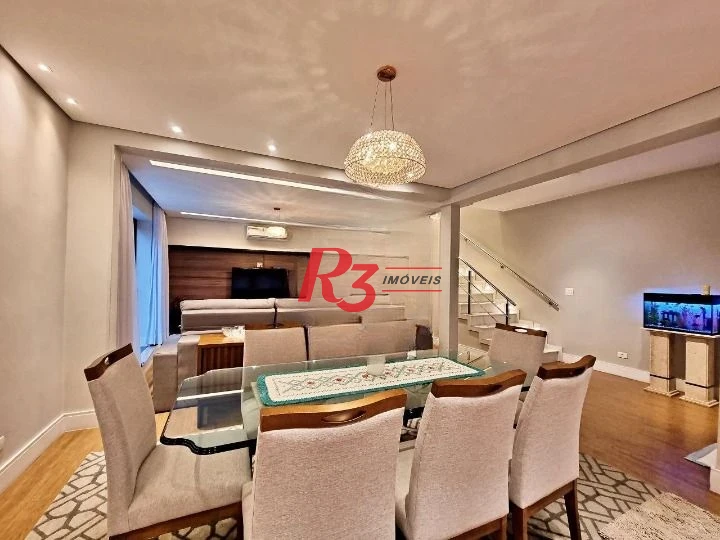 Sobrado com 4 dormitórios, 350 m² - venda por R$ 3.400.000,00 ou aluguel por R$ 30.600,00/mês - Pompéia - Santos/SP