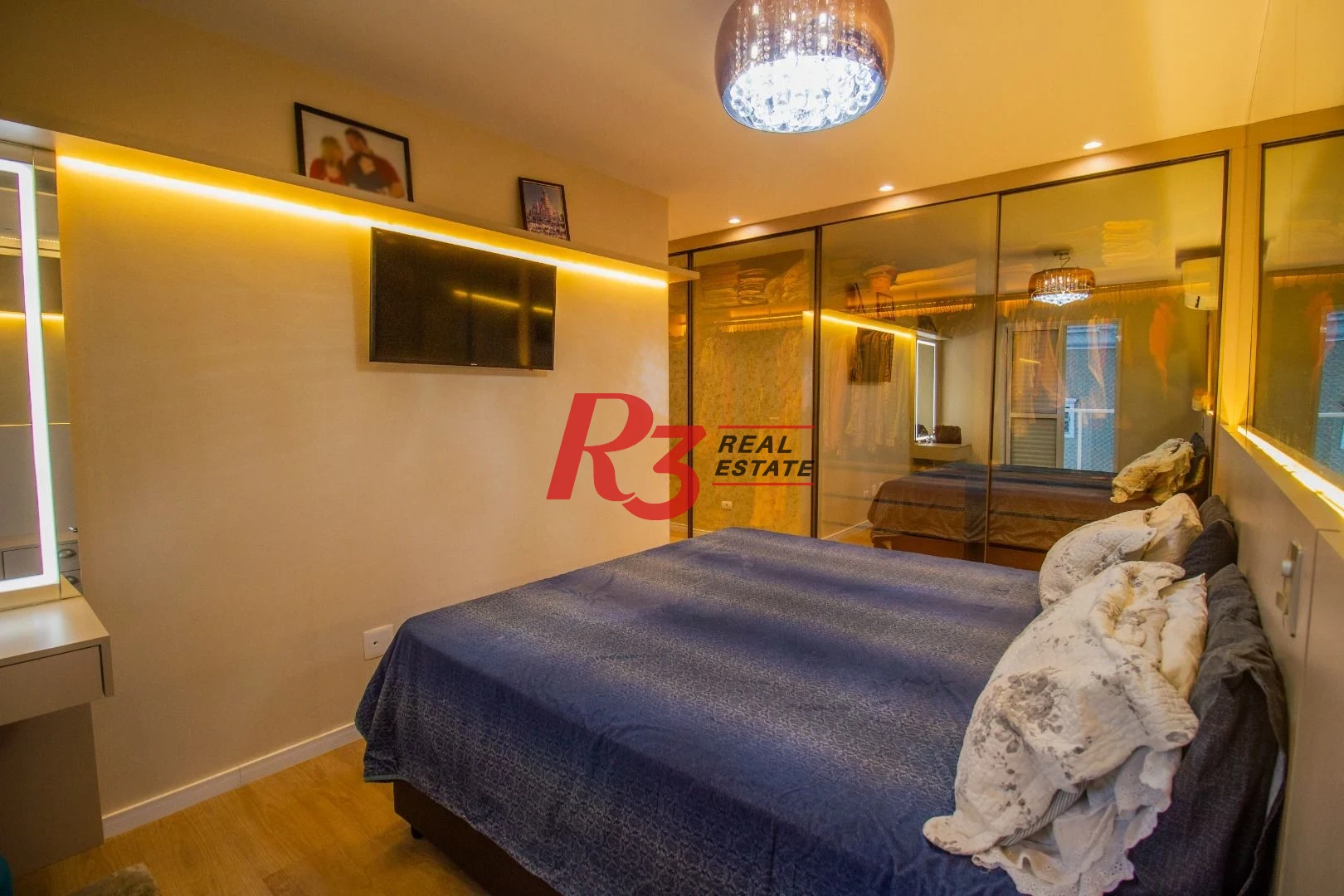 Apartamento com 3 suítes, à venda, porteira fechada, 177 m² por R$ 3.030.000 - Vila Rica - Santos/SP