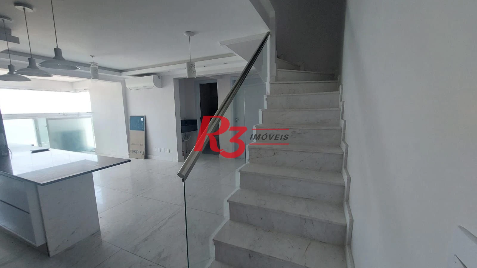Apartamento Duplex com 3 dormitórios à venda, 106 m² por R$ 1.200.000,00 - José Menino - Santos/SP