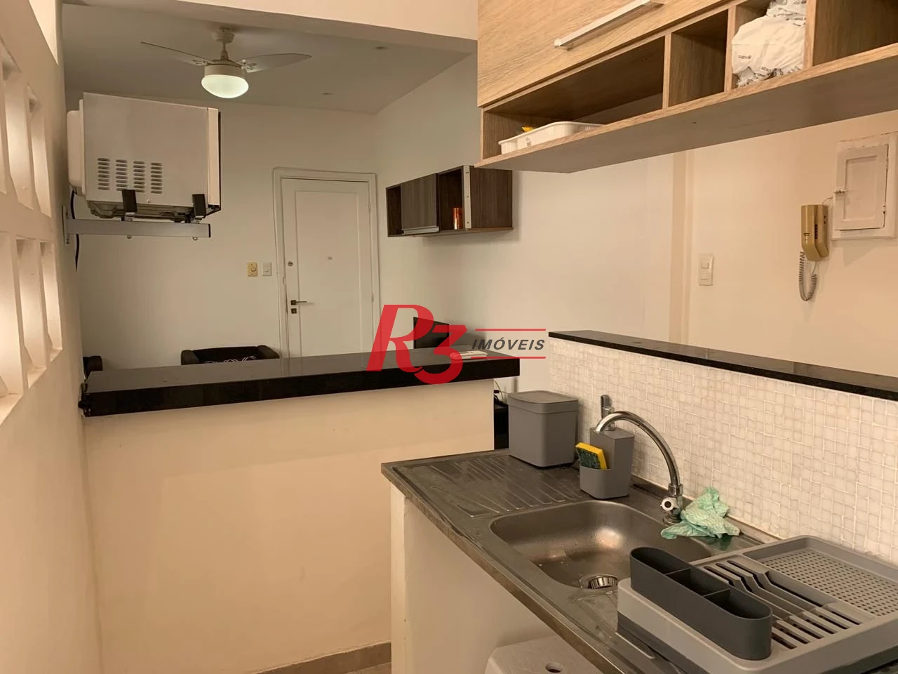 Apartamento com 1 dormitório à venda, 52 m² por R$ 340.000,00 - Boqueirão - Santos/SP