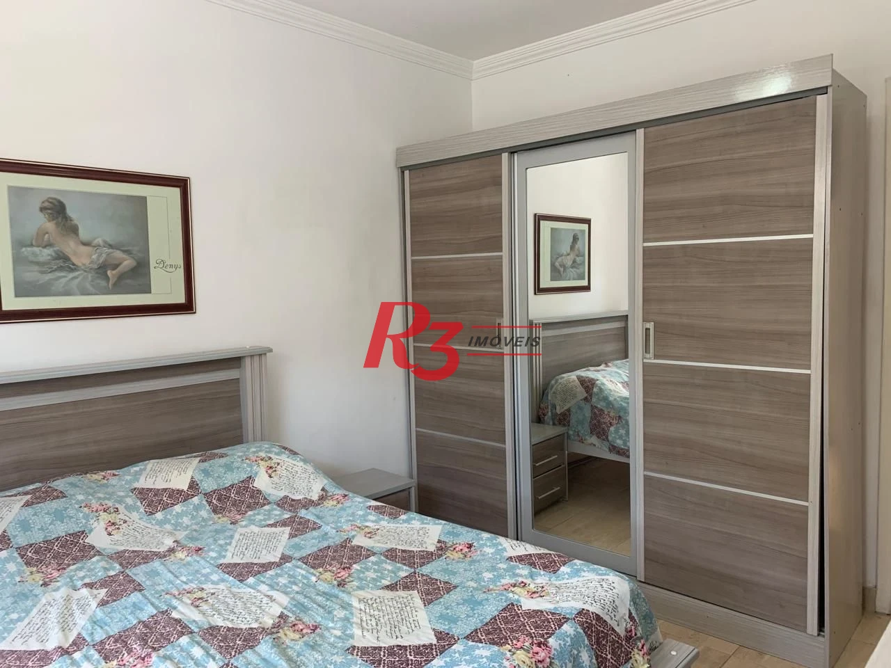 Apartamento com 1 dormitório à venda, 52 m² por R$ 340.000,00 - Boqueirão - Santos/SP