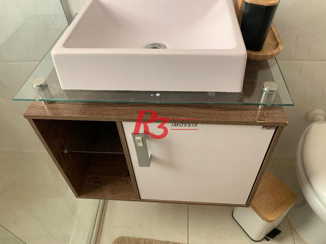 Apartamento com 1 dormitório à venda, 52 m² por R$ 340.000,00 - Boqueirão - Santos/SP