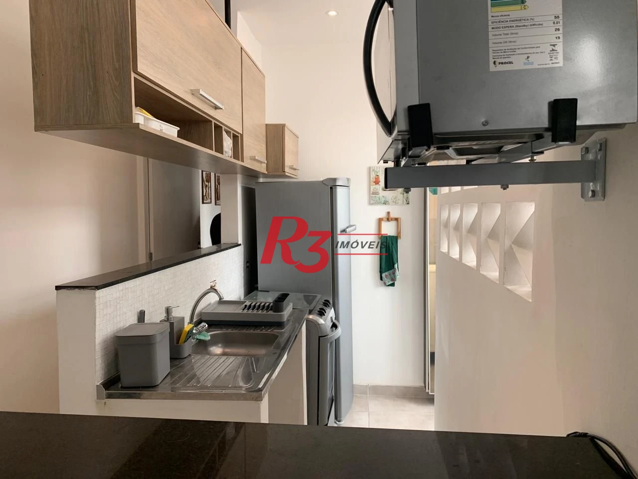 Apartamento com 1 dormitório à venda, 52 m² por R$ 340.000,00 - Boqueirão - Santos/SP