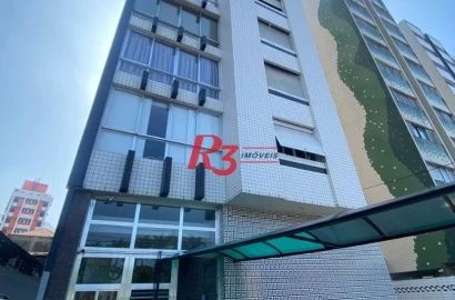 Apartamento com 1 dormitório à venda, 63 m² por R$ 330.000,00 - José Menino - Santos/SP