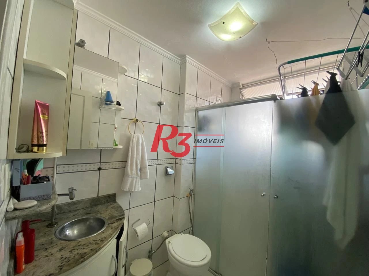 Apartamento com 1 dormitório à venda, 63 m² por R$ 330.000,00 - José Menino - Santos/SP