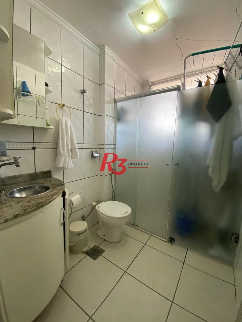 Apartamento com 1 dormitório à venda, 63 m² por R$ 330.000,00 - José Menino - Santos/SP