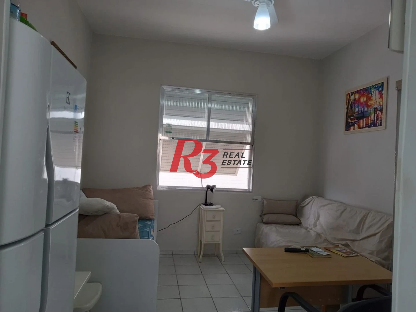 Kitnet com 1 dormitório à venda, 17 m² por R$ 230.000,00 - Aparecida - Santos/SP
