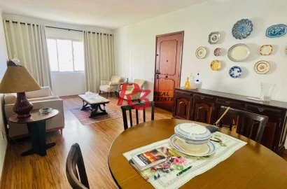 Apartamento com 2 dormitórios à venda, 111 m² por R$ 750.000,00 - Boqueirão - Santos/SP