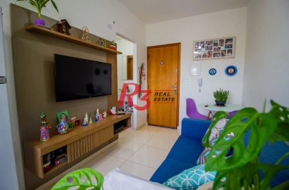 Apartamento com 1 dormitório à venda, 27 m² por R$ 300.000,00 - Macuco - Santos/SP