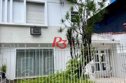 Casa comercial para alugar, 238 m² por R$ 22.000/mês - Gonzaga - Santos/SP