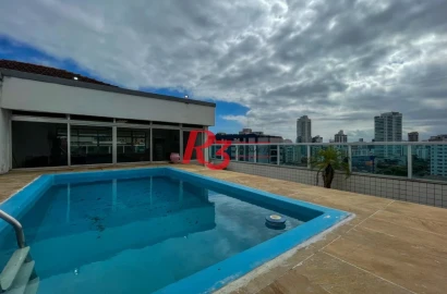 Cobertura à venda, 260 m² por R$ 1.500.000,00 - Ponta da Praia - Santos/SP